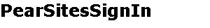 PearSitesSignIn